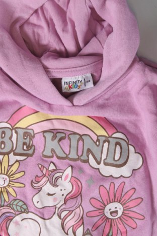 Kinder Sweatshirts Infinity, Größe 5-6y/ 116-122 cm, Farbe Rosa, Preis 6,99 €