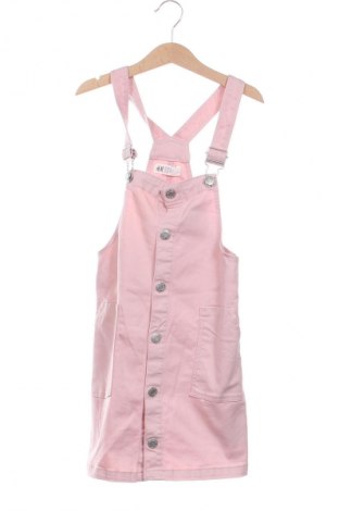 Kinder Latzkleid H&M, Größe 7-8y/ 128-134 cm, Farbe Rosa, Preis 7,99 €