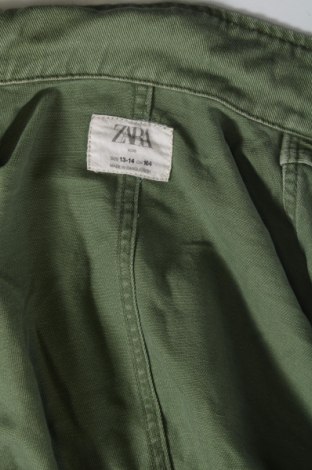 Παιδικό τζίν μπουφάν Zara Kids, Μέγεθος 13-14y/ 164-168 εκ., Χρώμα Πράσινο, Τιμή 12,49 €