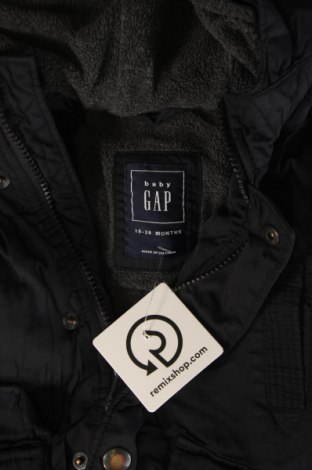 Детско яке Gap Baby, Размер 18-24m/ 86-98 см, Цвят Черен, Цена 13,49 лв.