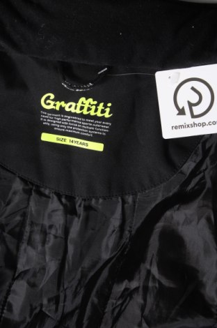 Kinderjacke Graffiti, Größe 13-14y/ 164-168 cm, Farbe Schwarz, Preis € 12,99