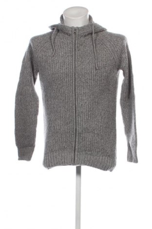 Herren Strickjacke Pier One, Größe S, Farbe Grau, Preis € 8,49