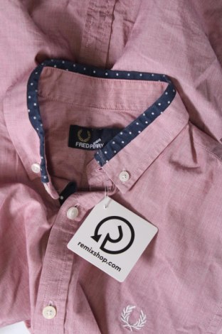 Herrenhemd Fred Perry, Größe XS, Farbe Rosa, Preis 17,49 €