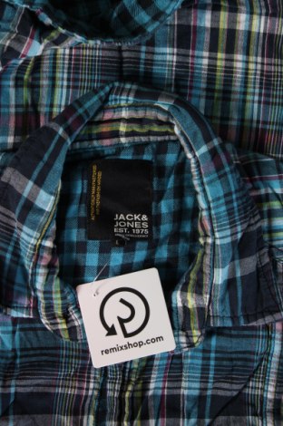 Herrenhemd Jack & Jones, Größe L, Farbe Blau, Preis € 9,99