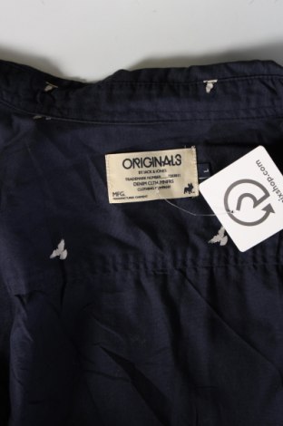 Ανδρικό πουκάμισο Originals By Jack & Jones, Μέγεθος L, Χρώμα Μπλέ, Τιμή 12,49 €