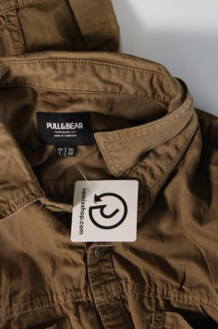 Cămașă de bărbați Pull&Bear, Mărime L, Culoare Verde, Preț 36,99 Lei