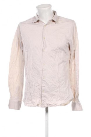 Herrenhemd Scotch & Soda, Größe S, Farbe Beige, Preis 16,99 €