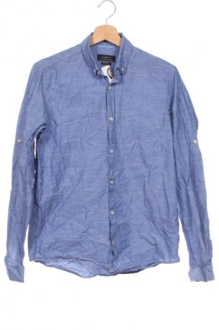 Herrenhemd Zara Man, Größe S, Farbe Blau, Preis € 5,49