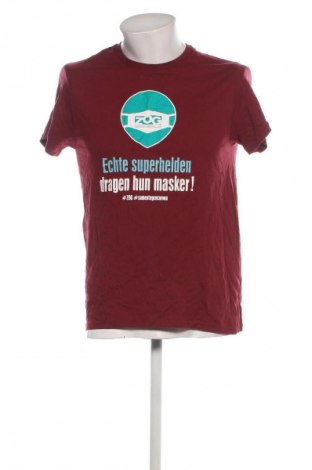 Ανδρικό t-shirt, Μέγεθος M, Χρώμα Κόκκινο, Τιμή 6,49 €