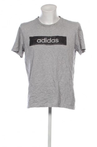 Męski T-shirt Adidas, Rozmiar L, Kolor Szary, Cena 60,99 zł