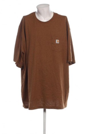 Мъжка тениска Carhartt, Размер 5XL, Цвят Кафяв, Цена 59,99 лв.