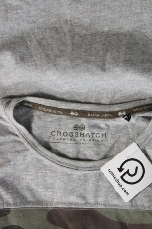 Ανδρικό t-shirt Crosshatch, Μέγεθος M, Χρώμα Γκρί, Τιμή 9,49 €