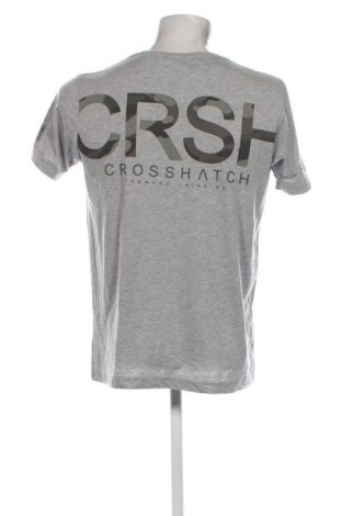 Ανδρικό t-shirt Crosshatch, Μέγεθος M, Χρώμα Γκρί, Τιμή 9,49 €