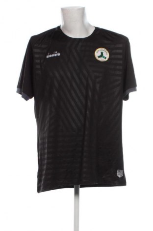 Ανδρικό t-shirt Diadora, Μέγεθος 3XL, Χρώμα Μαύρο, Τιμή 11,99 €