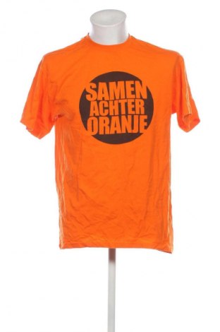 Herren T-Shirt Fruit Of The Loom, Größe L, Farbe Orange, Preis € 6,99