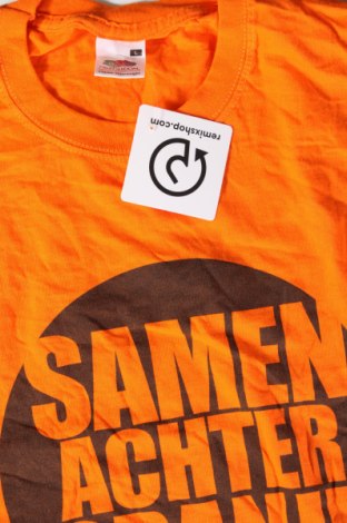 Herren T-Shirt Fruit Of The Loom, Größe L, Farbe Orange, Preis € 8,49