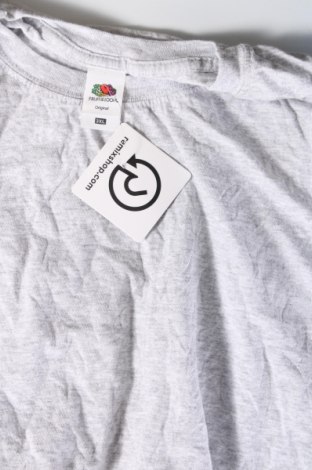 Ανδρικό t-shirt Fruit Of The Loom, Μέγεθος 3XL, Χρώμα Γκρί, Τιμή 7,49 €