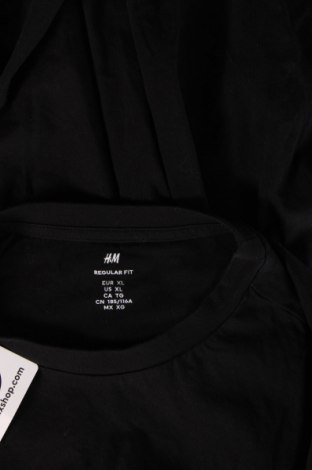 Pánské tričko  H&M, Velikost XL, Barva Černá, Cena  639,00 Kč