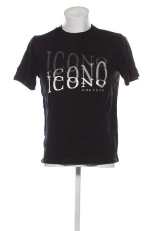 Tricou de bărbați ICONO, Mărime S, Culoare Negru, Preț 31,99 Lei