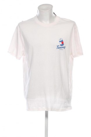 Ανδρικό t-shirt Tommy Jeans, Μέγεθος L, Χρώμα Λευκό, Τιμή 28,99 €