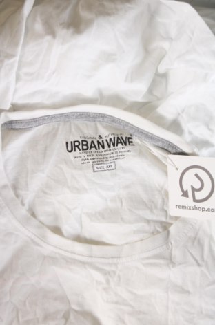 Ανδρικό t-shirt Urban Wave, Μέγεθος XXL, Χρώμα Λευκό, Τιμή 7,99 €