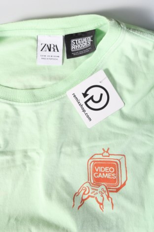 Herren T-Shirt Zara, Größe M, Farbe Grün, Preis € 8,18