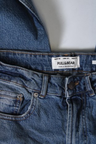 Blugi de bărbați Pull&Bear, Mărime S, Culoare Albastru, Preț 49,99 Lei