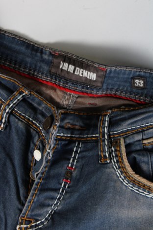 Męskie jeansy Wam Denim, Rozmiar L, Kolor Niebieski, Cena 61,99 zł