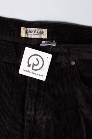 Pantaloni raiați de bărbați John F. Gee, Mărime XL, Culoare Negru, Preț 79,99 Lei