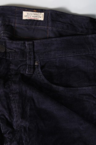 Pánské manšestráky  Levi's, Velikost XL, Barva Modrá, Cena  439,00 Kč