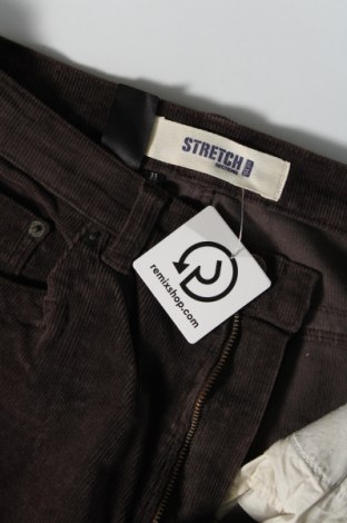 Pantaloni raiați de bărbați Worthington Stretch, Mărime L, Culoare Maro, Preț 86,99 Lei