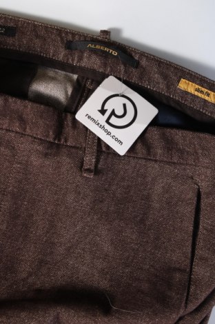 Pantaloni de bărbați Alberto, Mărime L, Culoare Maro, Preț 112,99 Lei