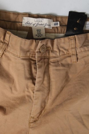 Pantaloni de bărbați H&M L.O.G.G., Mărime S, Culoare Maro, Preț 32,99 Lei