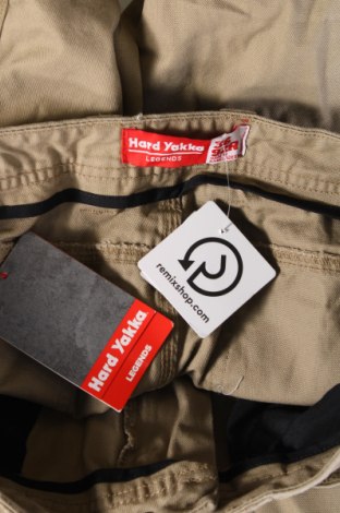 Herrenhose Hard Yakka, Größe L, Farbe Beige, Preis 17,99 €