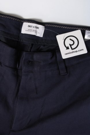 Pantaloni de bărbați Only & Sons, Mărime M, Culoare Albastru, Preț 58,99 Lei