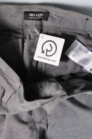 Pantaloni de bărbați Only & Sons, Mărime L, Culoare Gri, Preț 51,99 Lei