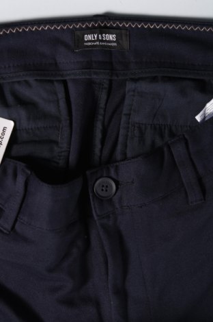 Pantaloni de bărbați Only & Sons, Mărime L, Culoare Albastru, Preț 128,99 Lei