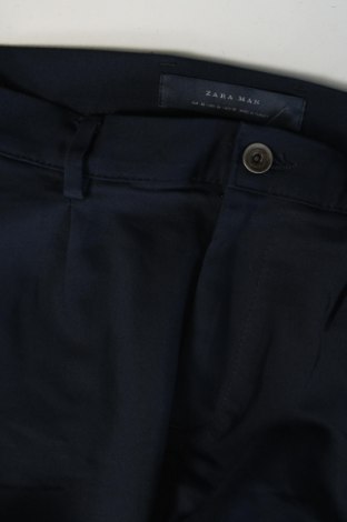 Pantaloni de bărbați Zara Man, Mărime S, Culoare Albastru, Preț 30,99 Lei