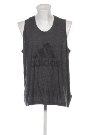 Ανδρικό αμάνικο  Adidas, Μέγεθος 3XL, Χρώμα Γκρί, Τιμή 12,99 €