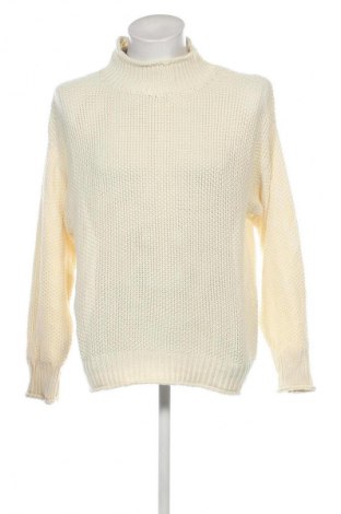 Herrenpullover, Größe M, Farbe Ecru, Preis 6,49 €