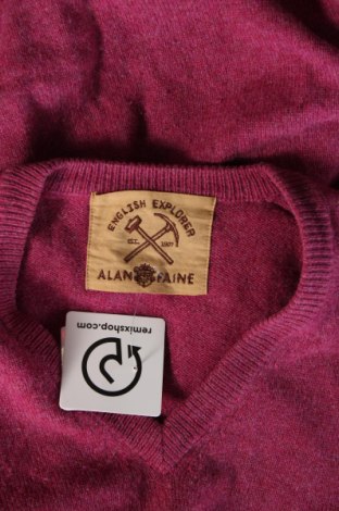 Męski sweter Alan Paine, Rozmiar XXL, Kolor Różowy, Cena 157,99 zł