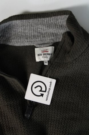 Męski sweter Ben Sherman, Rozmiar M, Kolor Zielony, Cena 119,99 zł