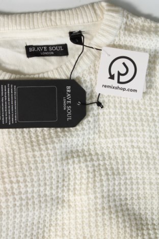 Herrenpullover Brave Soul, Größe S, Farbe Weiß, Preis € 37,99