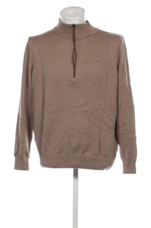 Męski sweter Calvin Klein, Rozmiar XL, Kolor Beżowy, Cena 144,99 zł