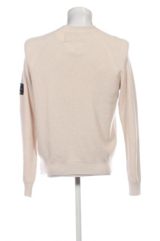 Herrenpullover Calvin Klein Jeans, Größe M, Farbe Ecru, Preis 74,99 €