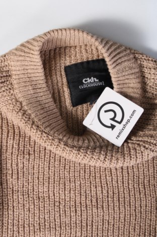 Herrenpullover Clockhouse, Größe L, Farbe Beige, Preis € 7,99