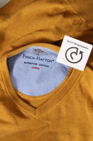 Herrenpullover Fynch-Hatton, Größe L, Farbe Orange, Preis € 22,49