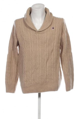 Herrenpullover G-Star Raw, Größe XXL, Farbe Beige, Preis 40,49 €