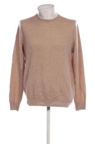 Herrenpullover Galeria, Größe L, Farbe Beige, Preis 28,49 €