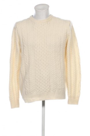 Herrenpullover Gant, Größe L, Farbe Ecru, Preis 71,99 €